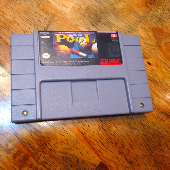 SNES Championship Pool game